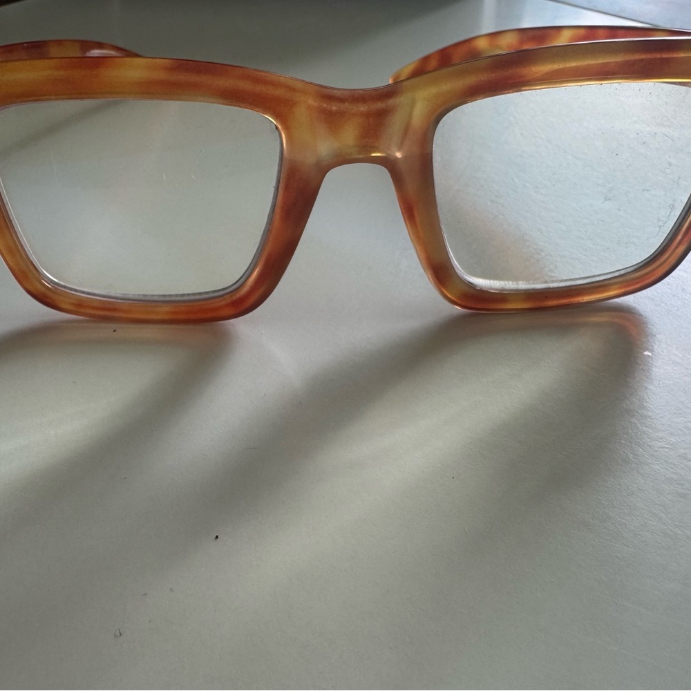 Tortoiseshell Rectangular Glasses - Picture 4 of 6